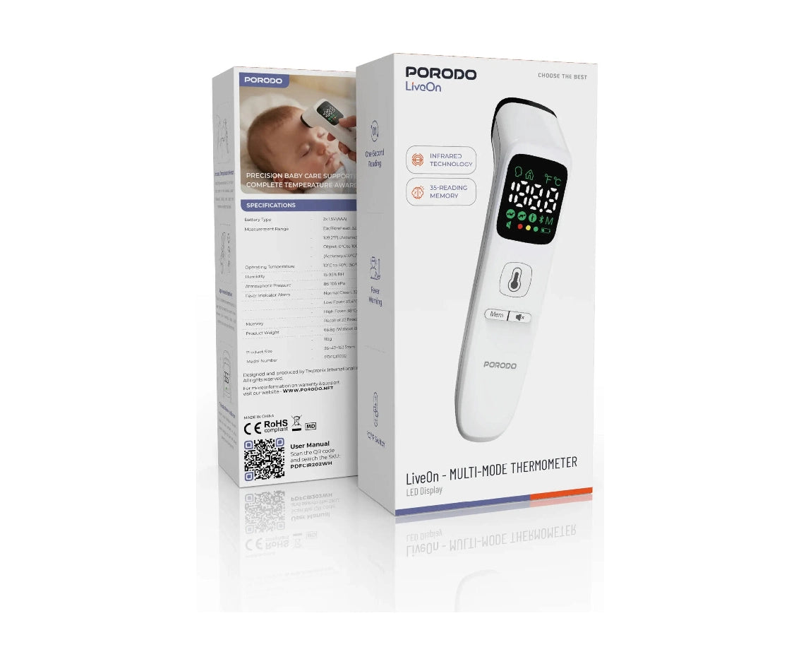 Porodo Live On Multi Mode Thermometer