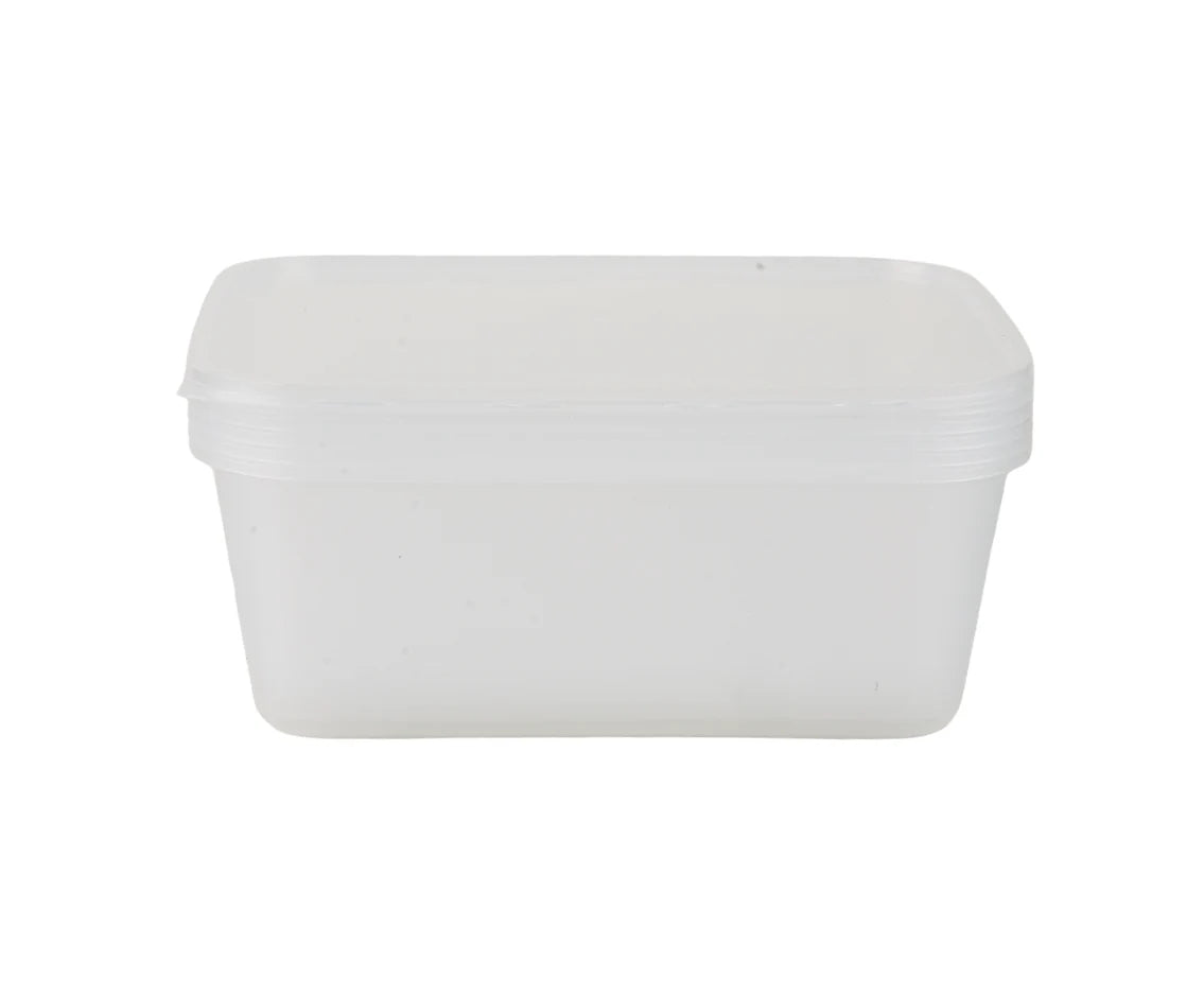Microwave 1500Ml Rectangle Container Q Pac 1X5 Piece