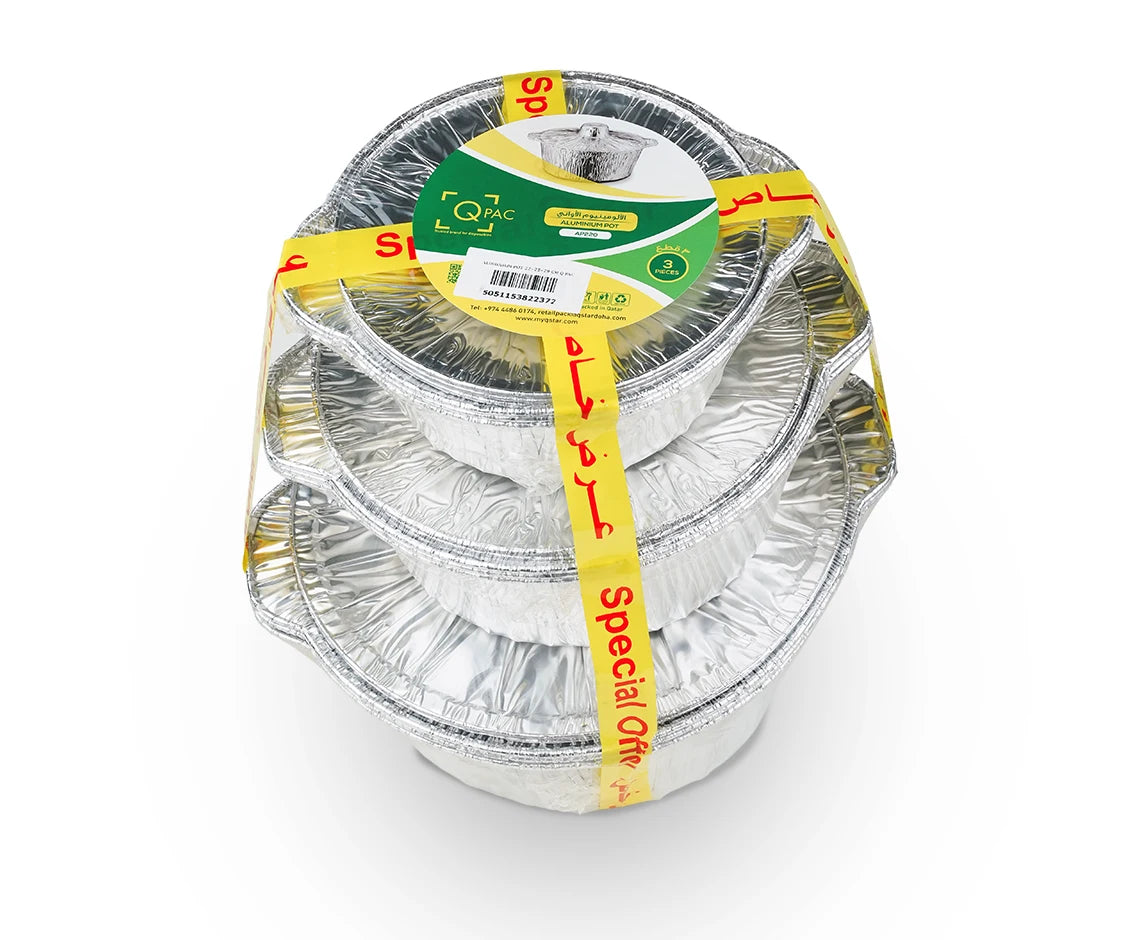 Aluminum Pot Ap220 + Ap250+ Ap290 Cm Q Pac 9 Pieces