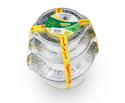 Aluminum Pot Ap220 + Ap250+ Ap290 Cm Q Pac 9 Pieces