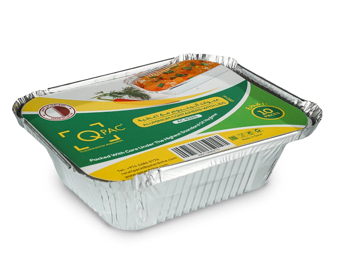 Aluminium Container 8342 Q Pac 1X10 Pieces