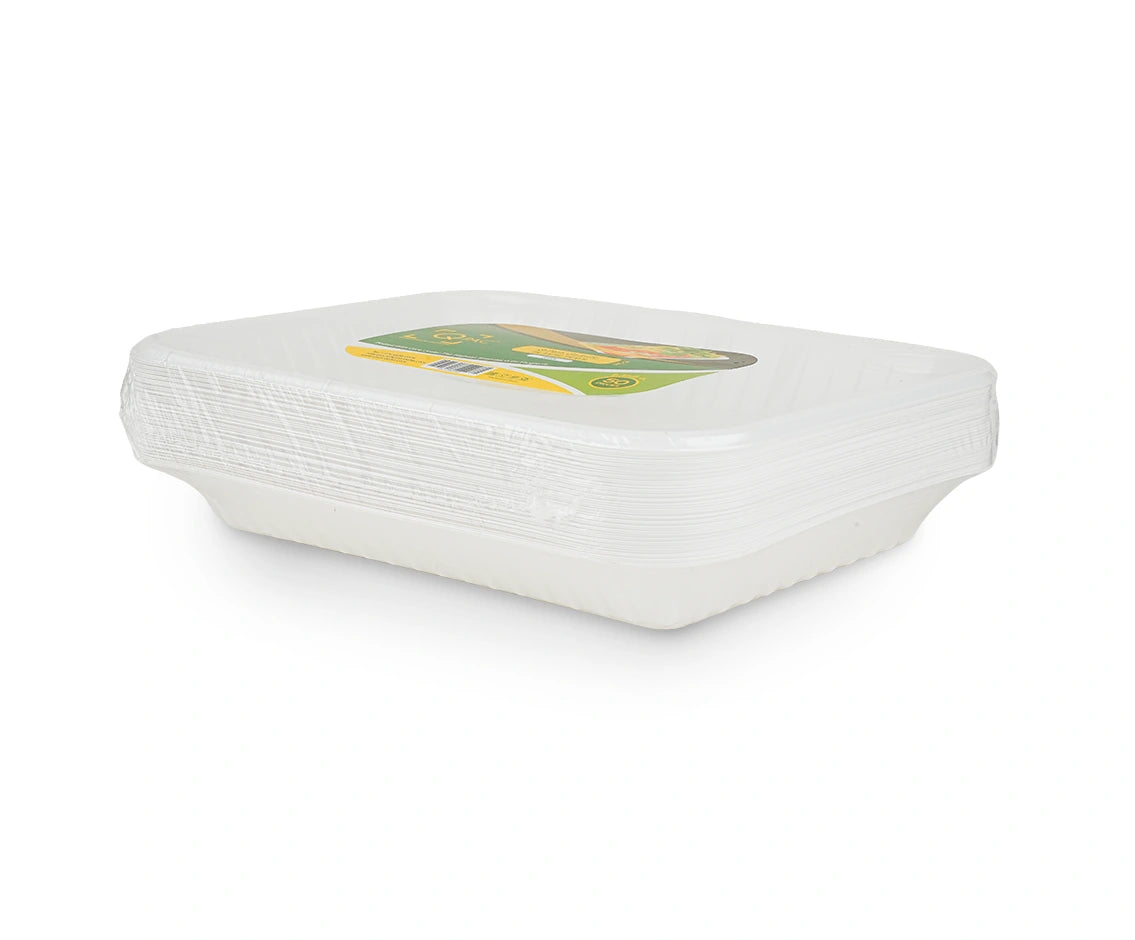 Plastic Tray 3 Q Pac 1000 Pieces