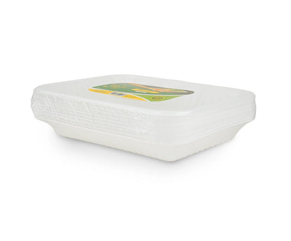 Plastic Tray 3 Q Pac 1000 Pieces