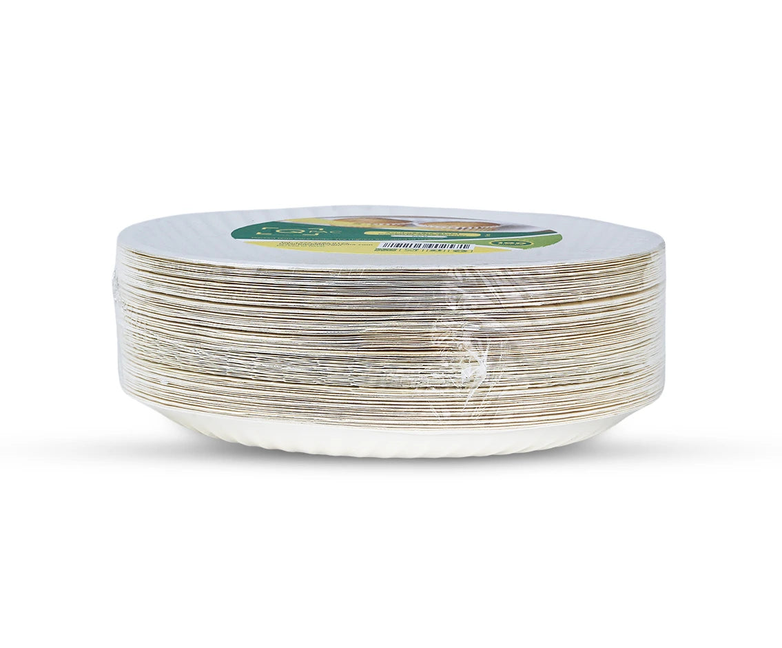 Paper Plate 6 Inch Q Pac 1X100 Pieces