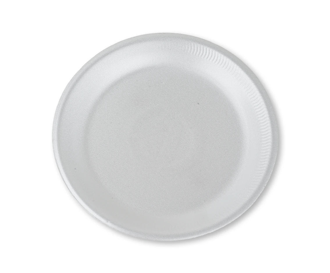 Foam 7 Inch Round Plate Q Pac 1X25 Pieces