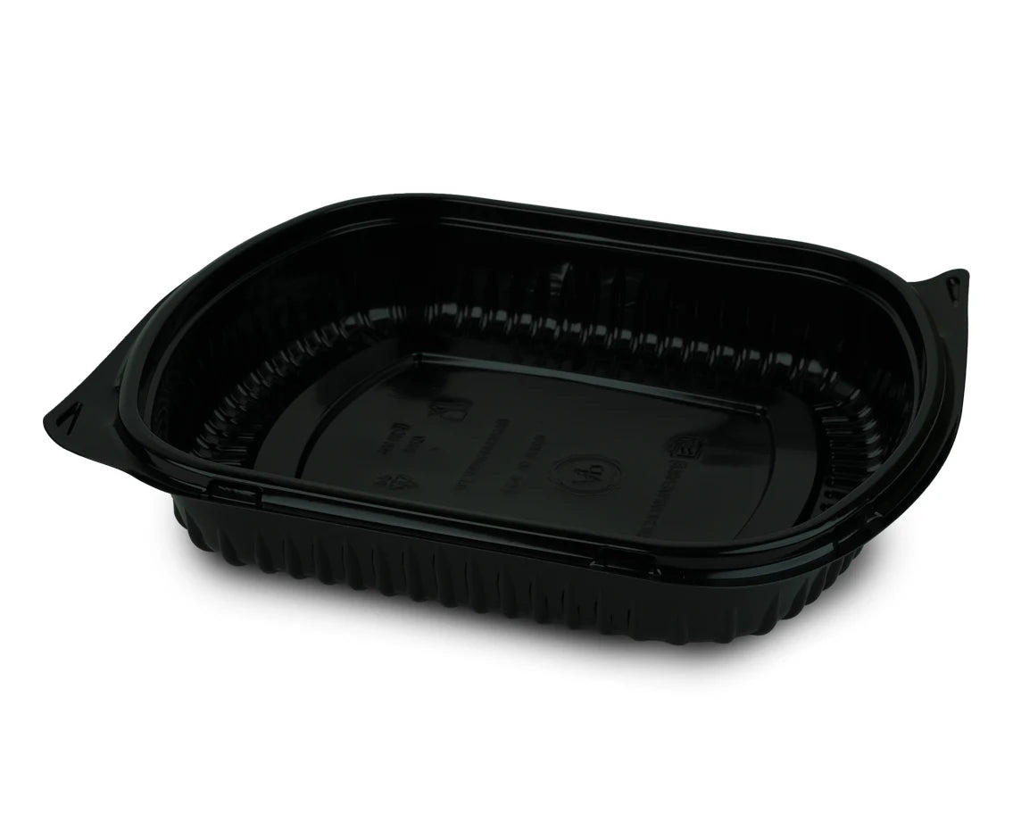 Micro Black Base 1 Compartment With Lid 1X250 Pieces