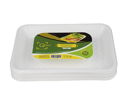 Plastic Tray 4 Q PAC 1000 Pieces