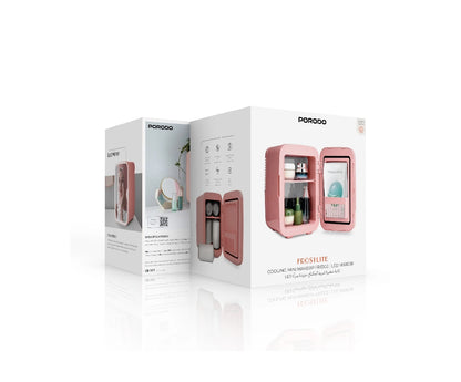 Porodo  Frostile Cooling Mini Makeup Fridge & Led Mirror