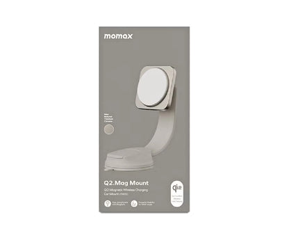 Momax Mag Mount Q2 Magnetic Wireless Charging Car Mount