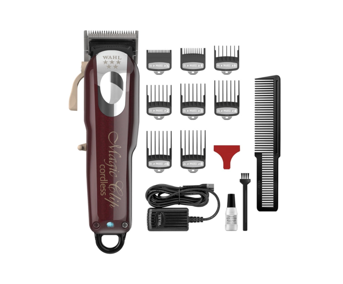 Wahl Profesional Hair Clipper MAGIC CLIP COEDLESS RED 08148-326