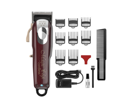 Wahl Profesional Hair Clipper MAGIC CLIP COEDLESS RED 08148-326