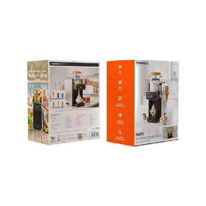 Porodo Frappé Ice Cream & Slushie Maker with Multi-Texture Ice Maker