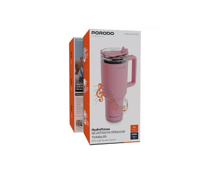 Porodo HydroTunes Bluetooth Speaker Tumbler with High Quality Sound