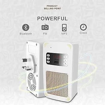 Equantu SQ-669 Smart Wall Plug Quran Speaker with Remote
