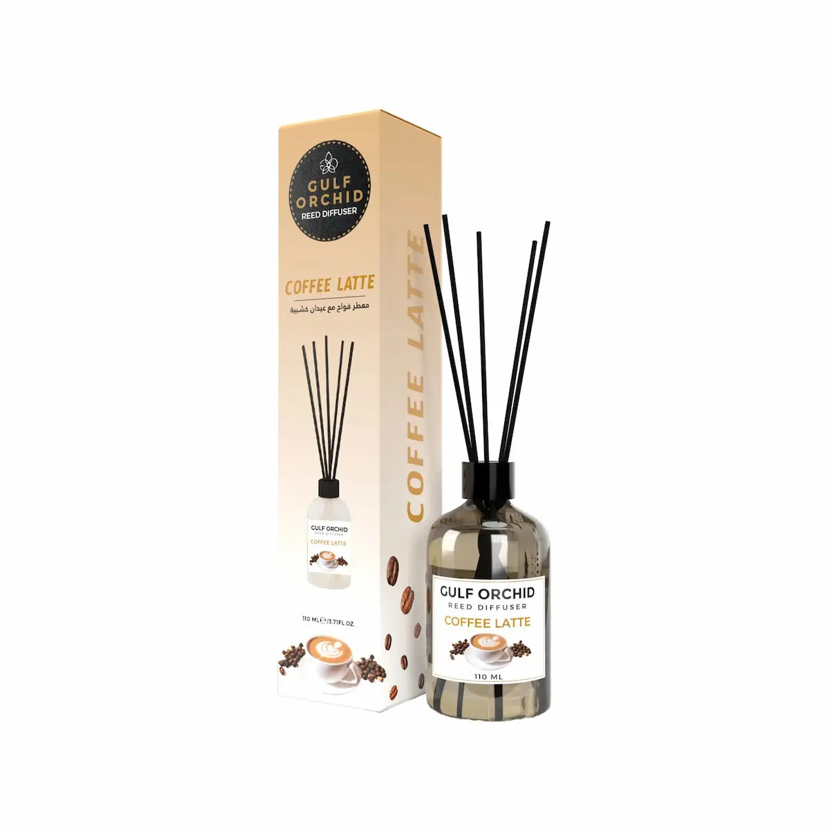 Gulf Orchid Coffee Latte Reed Diffuser 110ml
