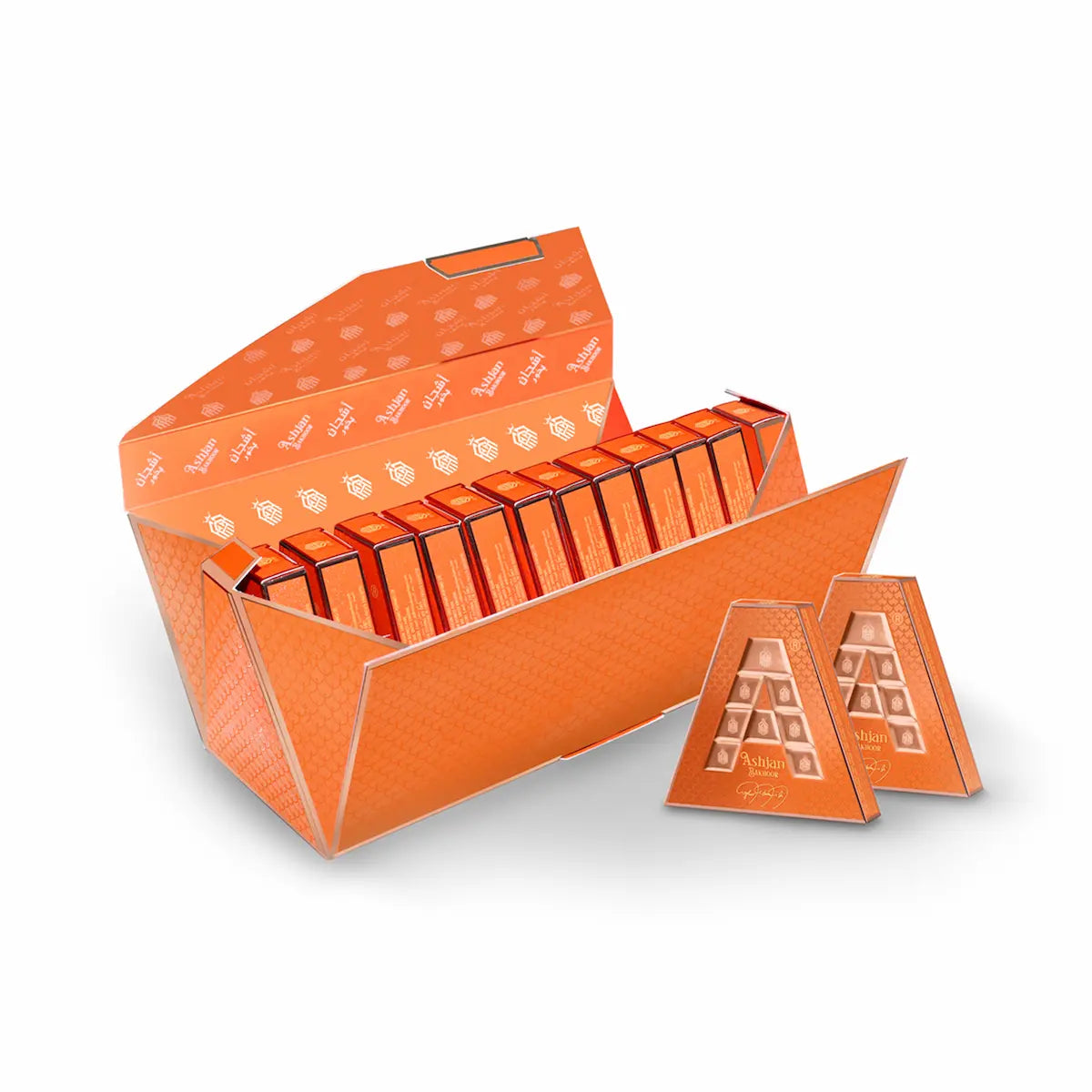 Asghar Adam Ali Ashjan Bakhoor 40gms Incense x12