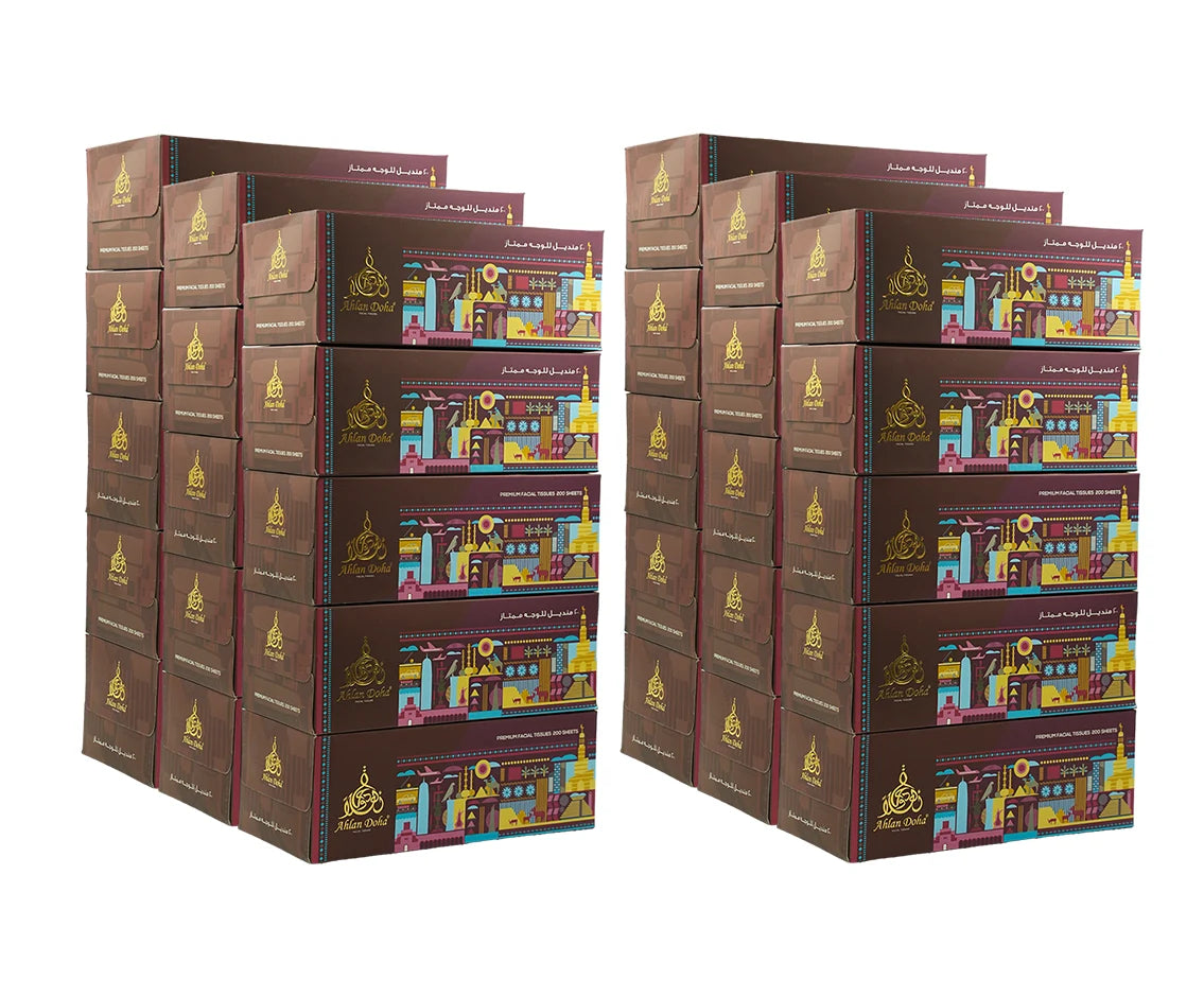 Premium Facial Tissue Ahlan Doha 1x30 Piece