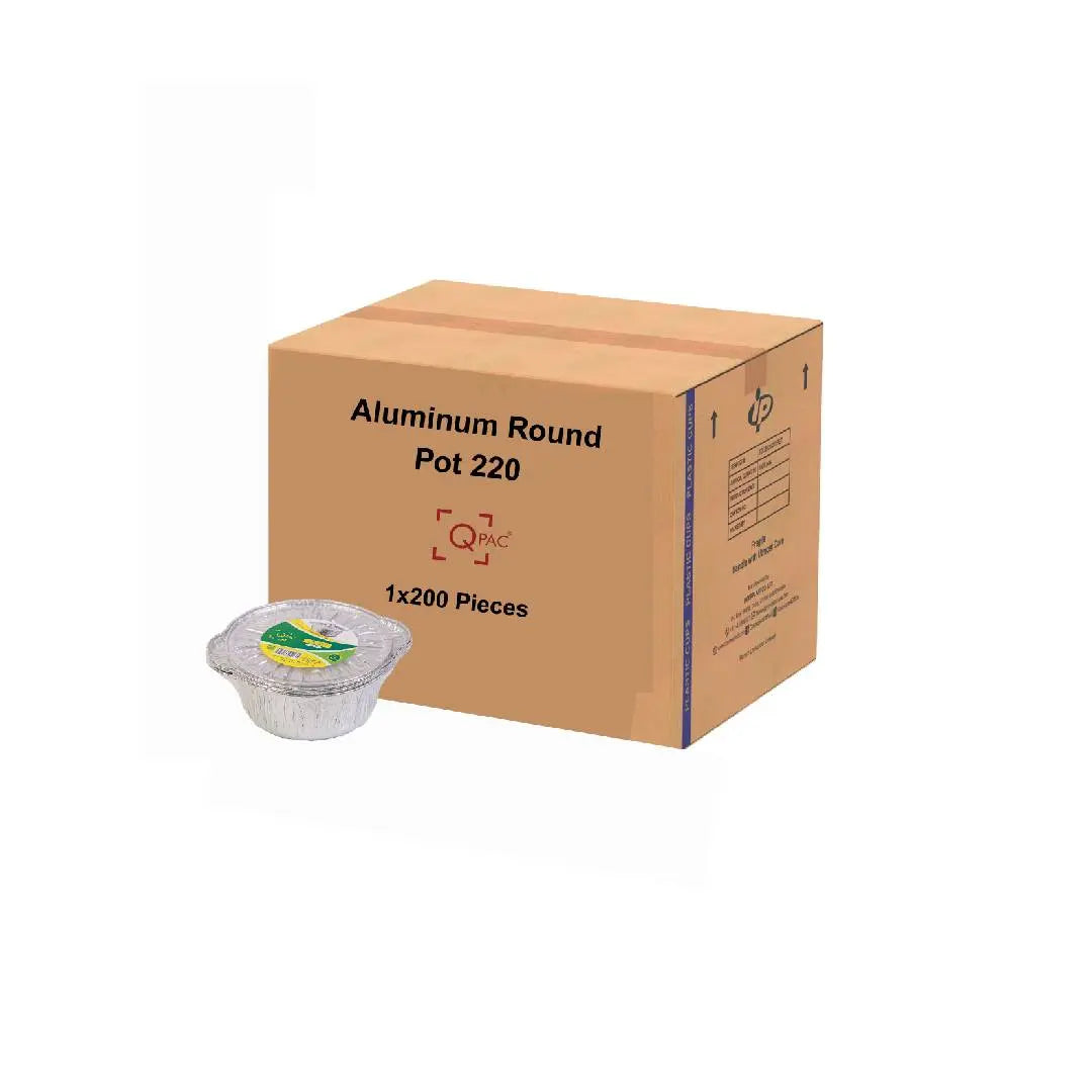 Aluminium Round Pot 220 (990 m)  1x200 Pieces