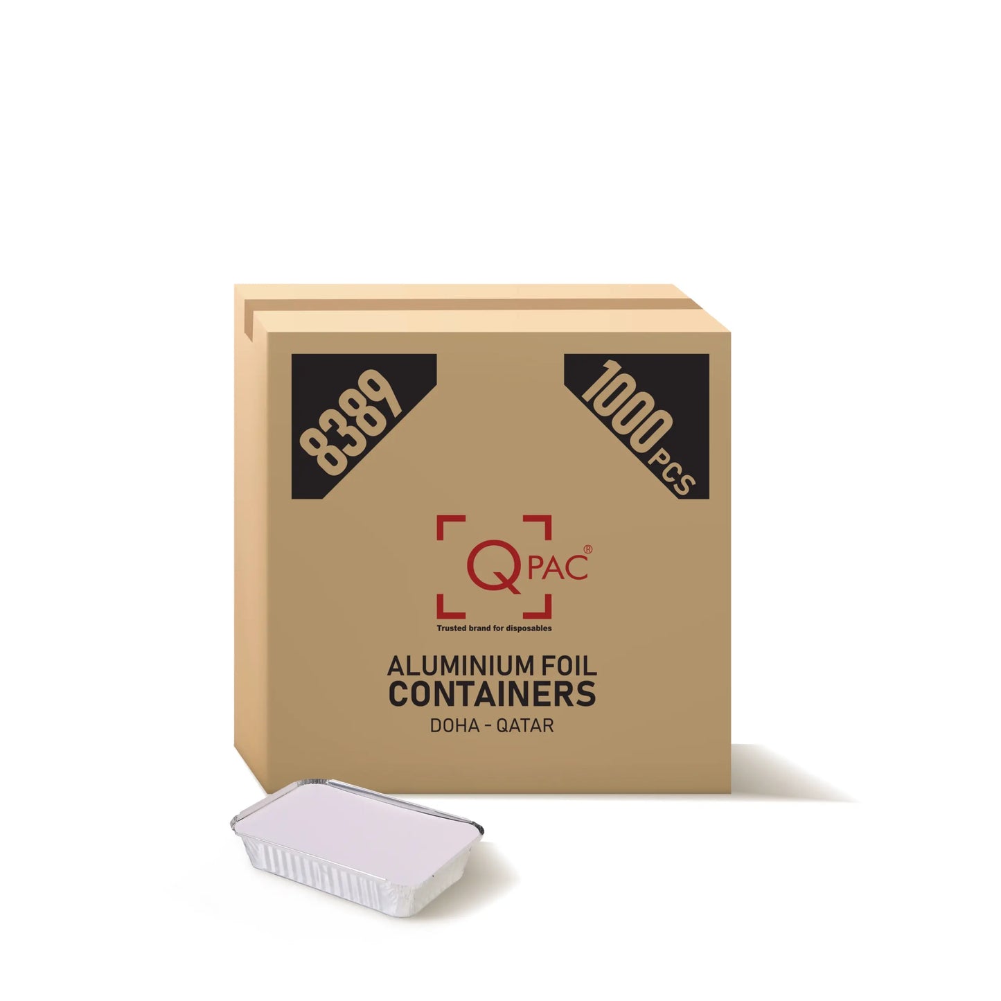 Aluminum Container 8389 1x1000 Pieces