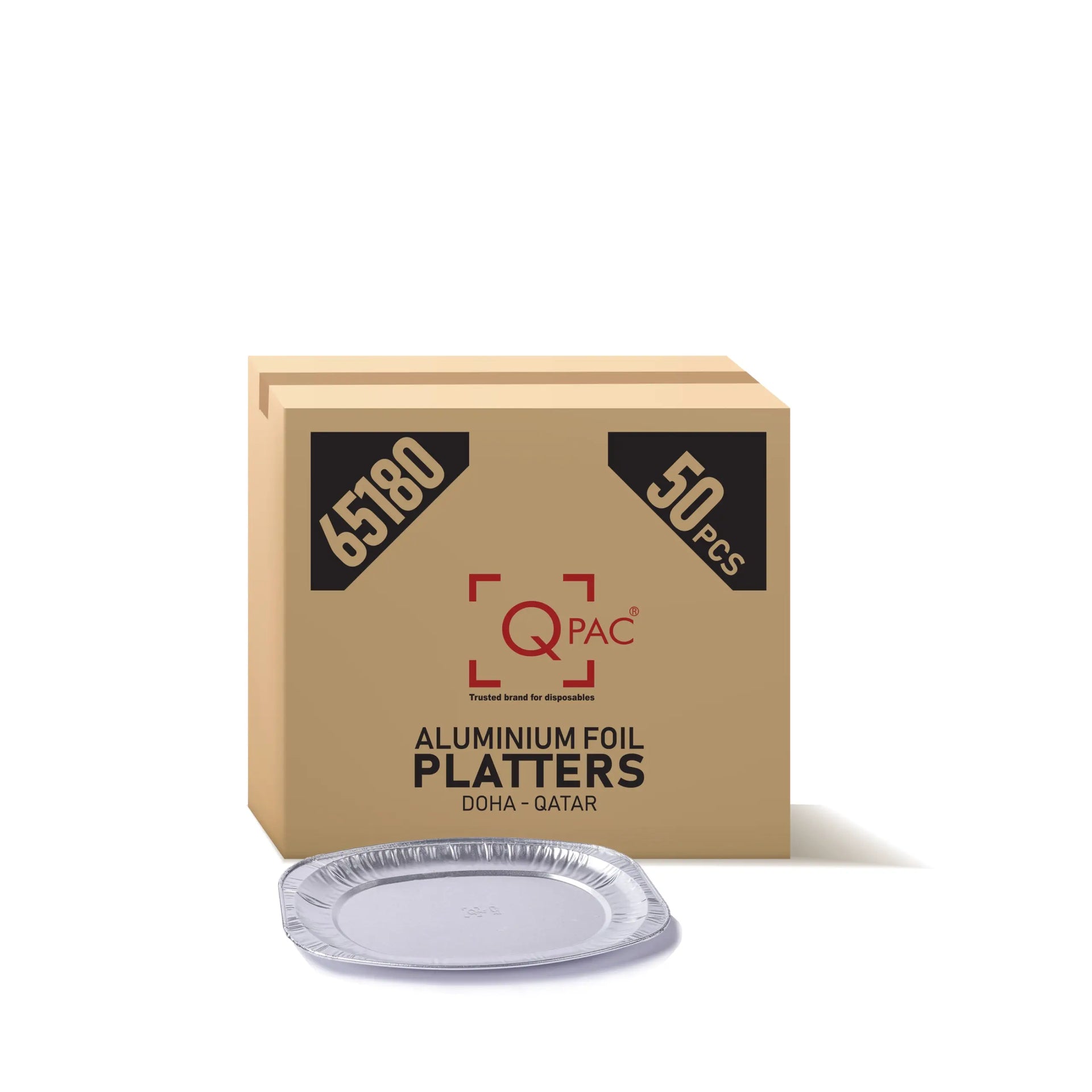 Aluminum Platters 65180 1x50 Pieces   Qpac