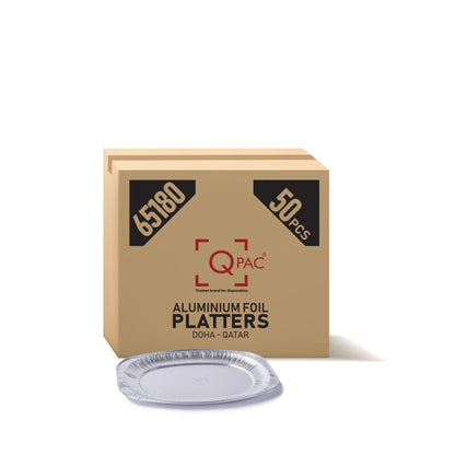 Aluminum Platters 65180 1x50 Pieces   Qpac