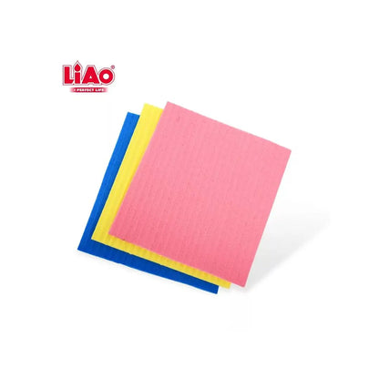 Liao Cellulose Sponge Pad 3 Pieces