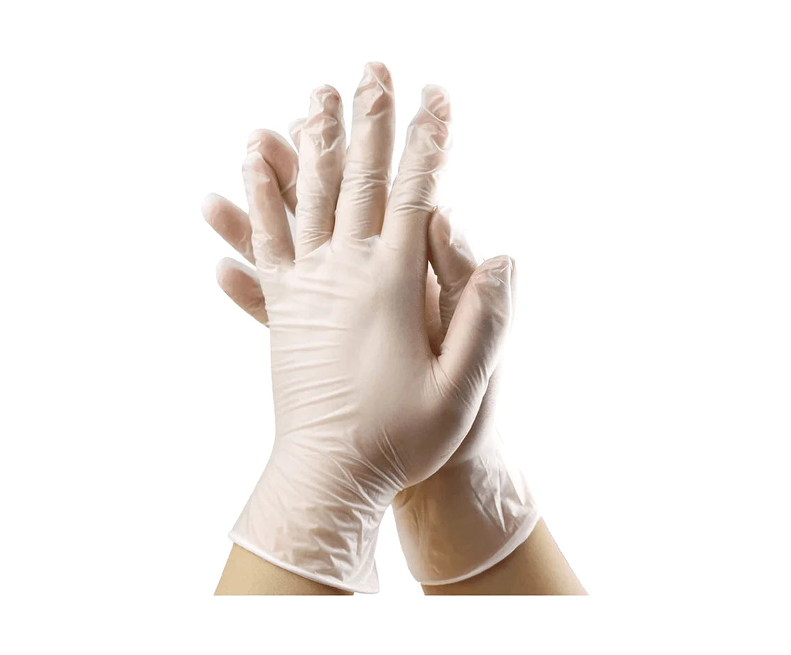 Gloves Latex White Large Powder Free 1x 100 Pieces