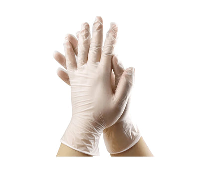 Gloves Latex White Large Powder Free 1x 100 Pieces