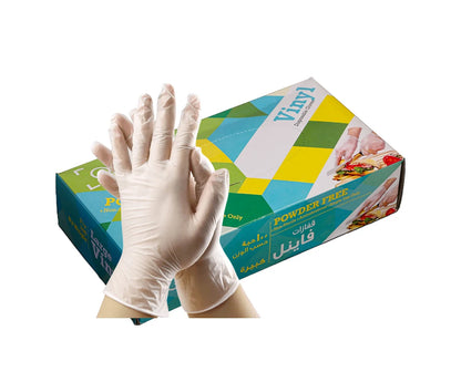 Gloves Latex White Large Powder Free 1x 100 Pieces