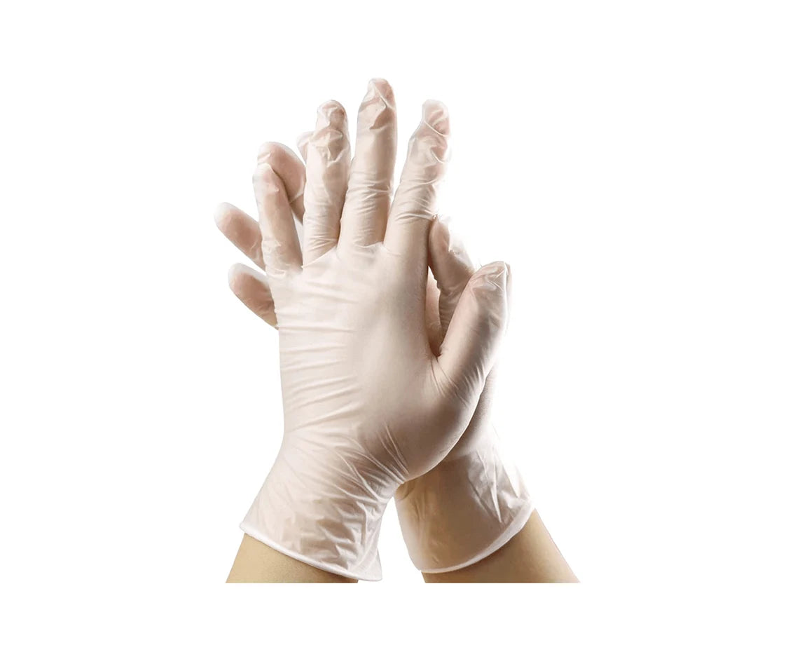 Gloves Latex White Medium Powder Free 1x 100 Pieces