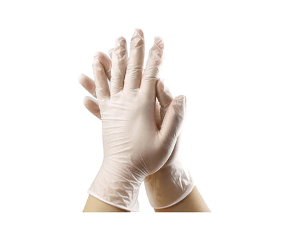 Gloves Latex White Medium Powder Free 1x 100 Pieces