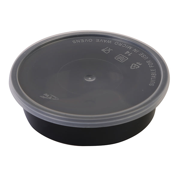 Microwave 225Ml Container Round 08 Q Pac 1X5 Piece