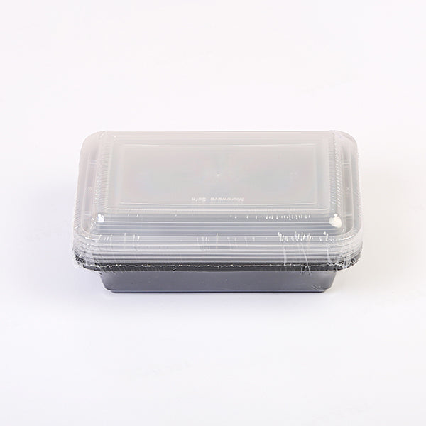 Microwave Re-38 Oz Black Base Container Q Pac 1X5 Pieces