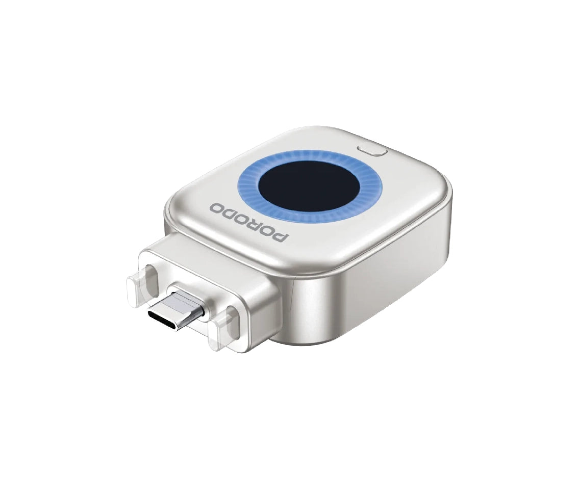 Porodo Auto Release Smart Auto-Cut Off Type C Charging Adapter