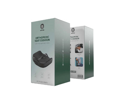 Green Lion Orthopedic Seat Cushion - Black