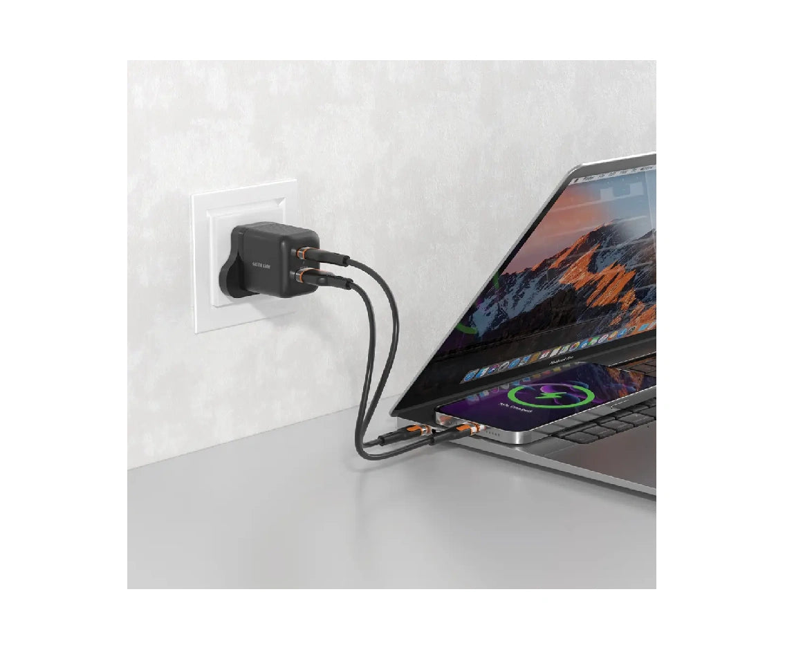 Green Lion Ultra Compact Gan Wall Charger With Lightning Cable