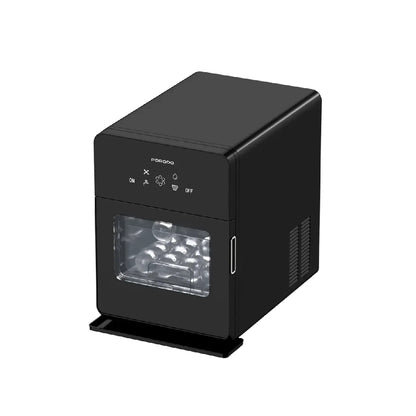 Porodo Lifestyle Sphere Ice Maker Machine 10kg/24H with Automatic Self-Cleaning, 4 Sphere Ice per Cycle, 1.6L Water Tank – Black