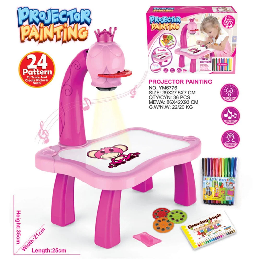 Kids Projector Painting Set