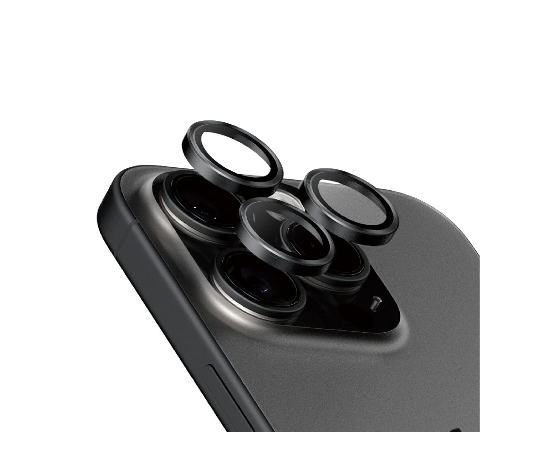 Iphone 15 Pro Or 15 Pro Max Camera Protector (Black Titanium)