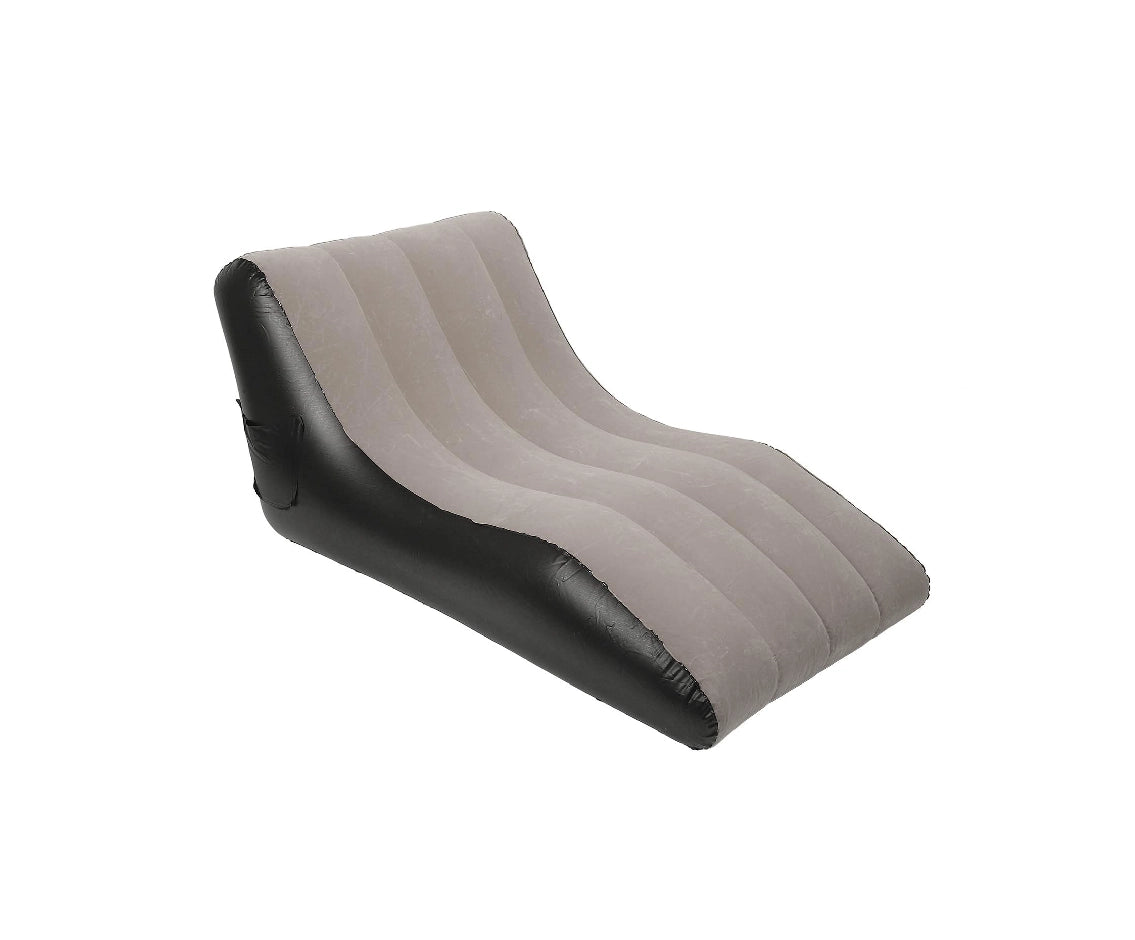 Inflatable Sofa Air Chair Flocked Lounge For Indoor Outdoor