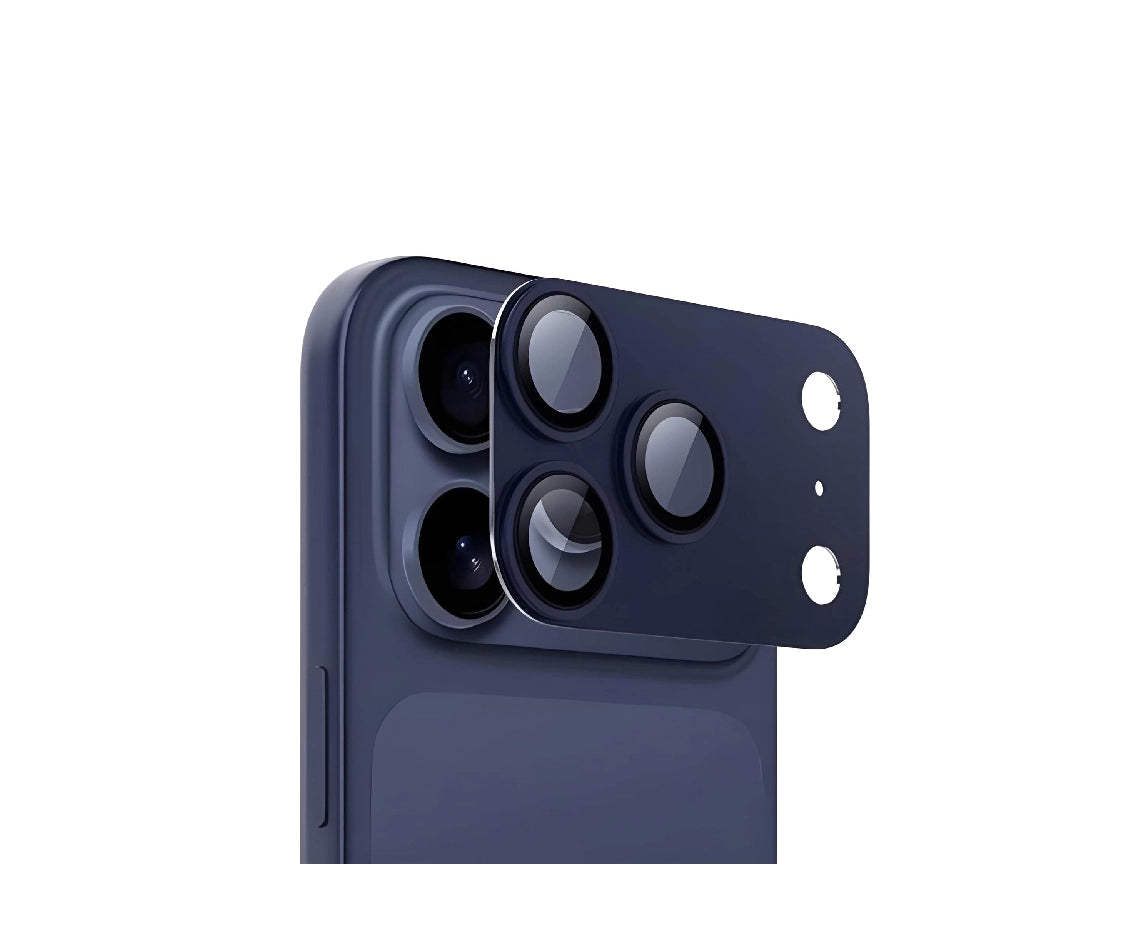iPhone 17 Pro Max Camera Lens Protector Full Coverage Blue