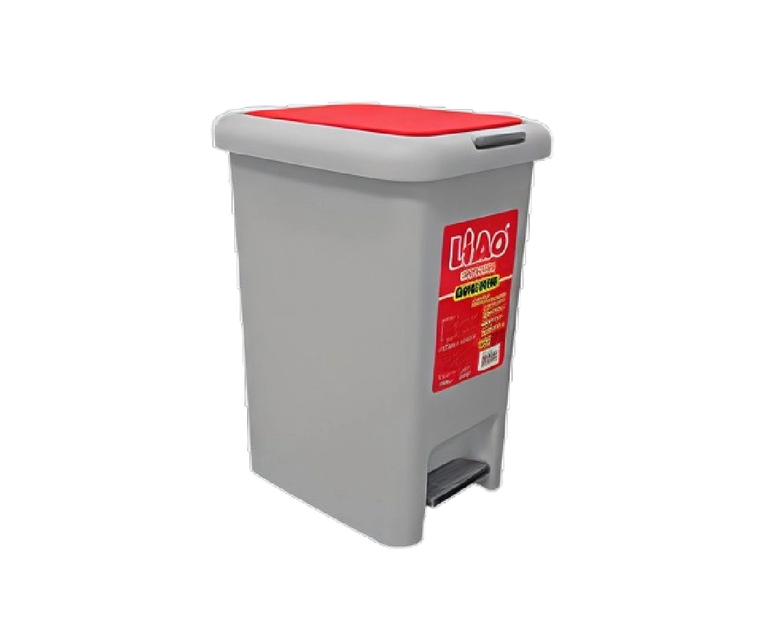 Liao  Dust Bin Grey 10 Liter 1 Piece