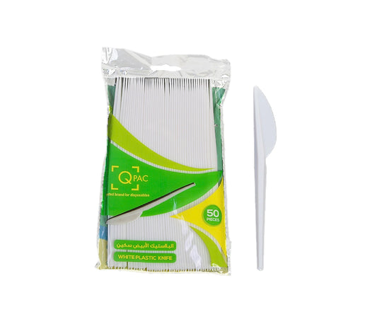 Plastic White Knife 1X2000 Pieces