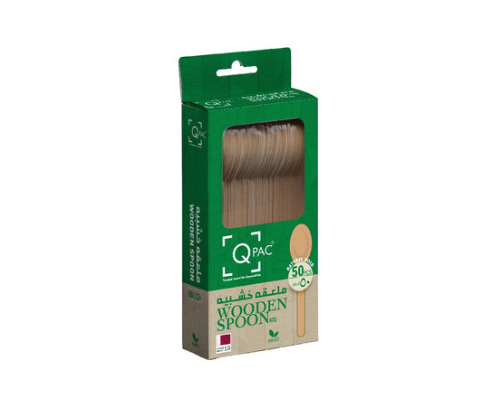 Wooden Spoon Q Pac 1X50 Pieces