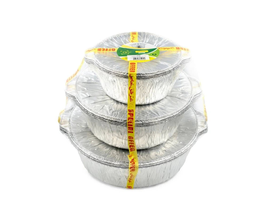 Aluminium Pot Ap39 + Ap34 + Ap25 Cm Q PacOffer 9 Pieces