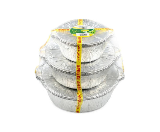 Aluminium Pot Ap39 + Ap34 + Ap25 Cm Q PacOffer 9 Pieces
