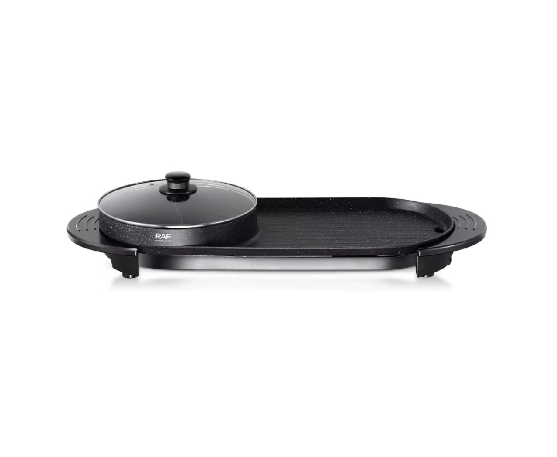 RAF R.5413 Electric Grilled 2 in 1 Pot 1800W