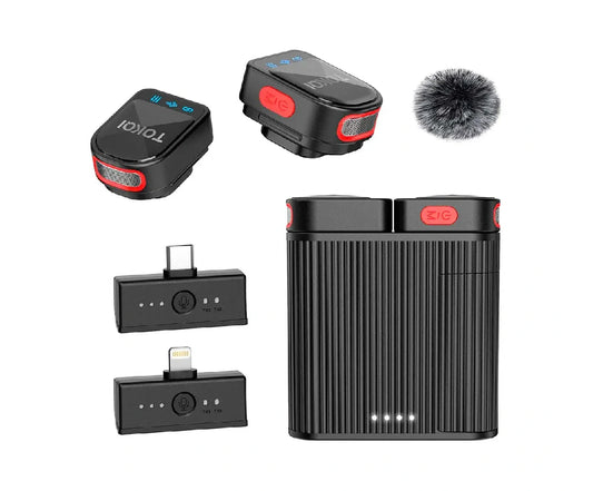 Tokqi H01 Wireless 2in1 Magnetic Microphone