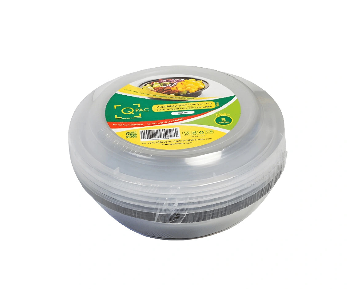 Micro 12 Oz Black Base Round Q Pac 1X5