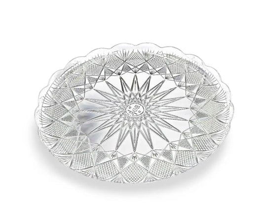 Crystal 33Cm Round Plate 1 X 5 Pieces